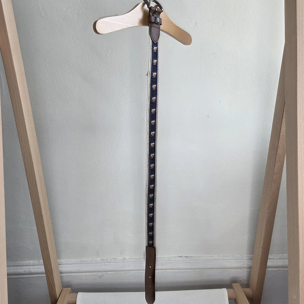 Janie and Jack Navy and Brown Kids Belt